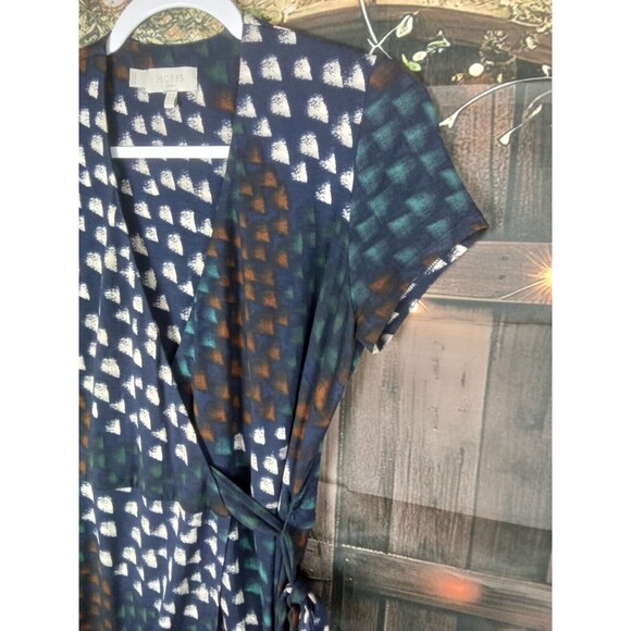 Hobbs London Wrap Dress Size 6 Knee Length - Picture 4 of 9